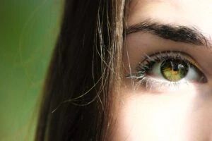 detail of woman's eye
